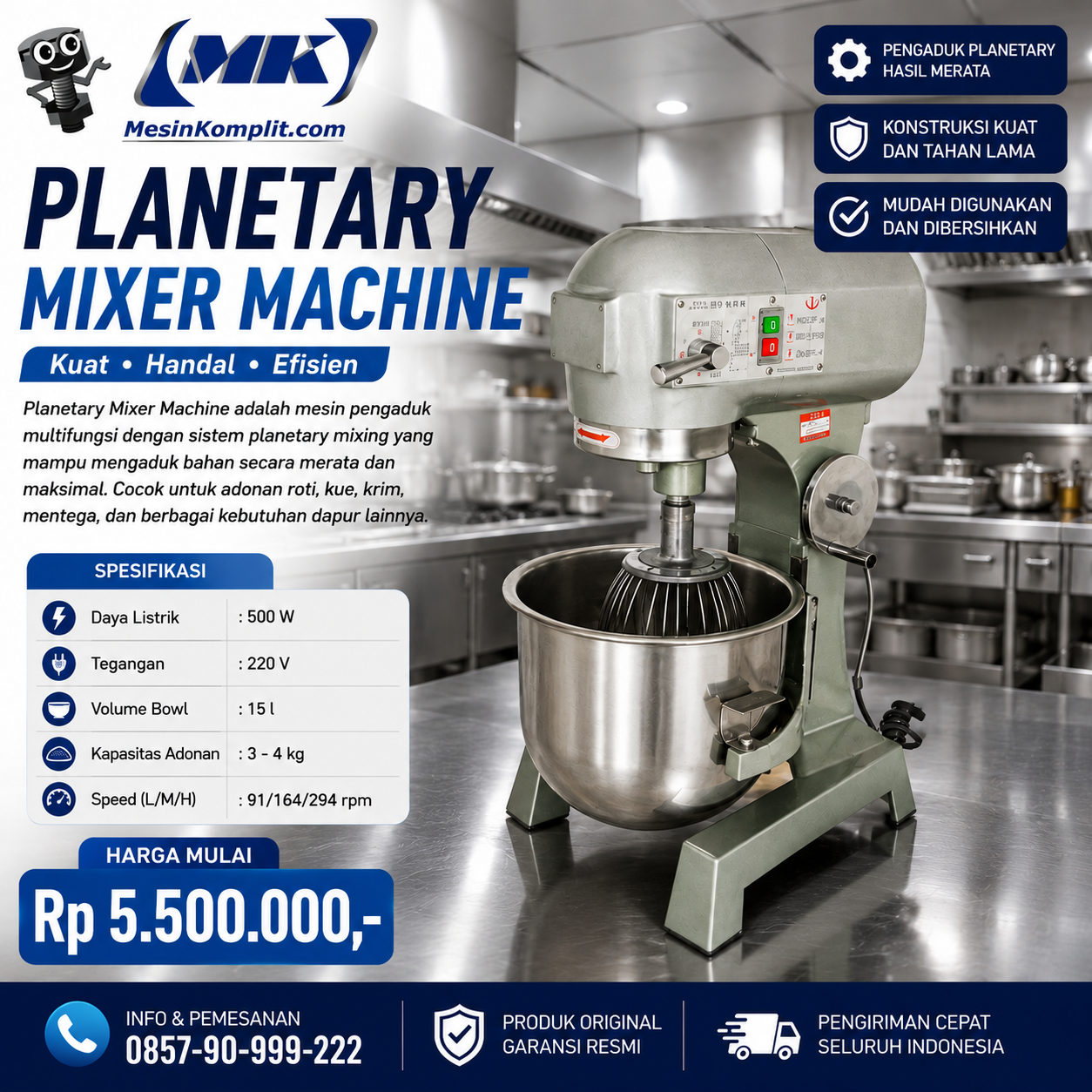 Mixer Roti Multi Fungsi (...